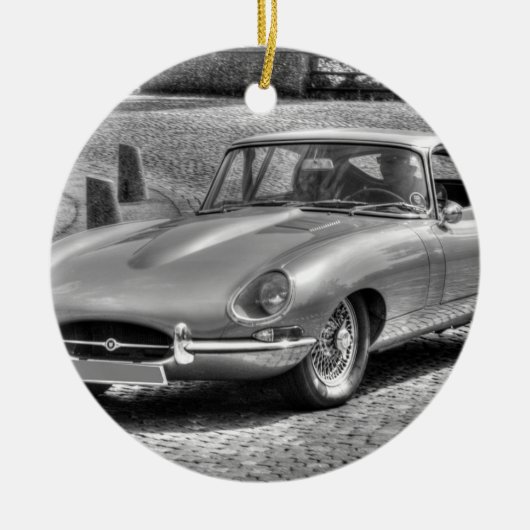 Jaguar E-Type Keramisch Ornament (Voorkant)