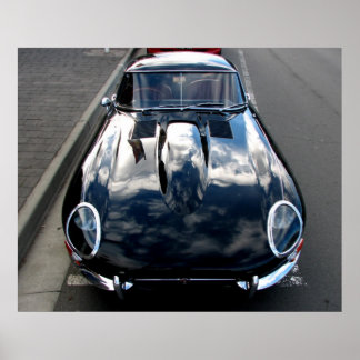 Jaguar E-Type Poster