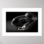 Jaguar E-Type Poster (Voorkant)
