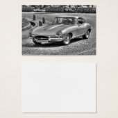 Jaguar E-Type Visitekaartjes (Voorkant /achterkant)