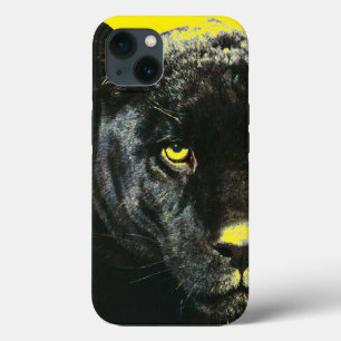 Jaguar Eye Pop Art Stijl iPhone 13 Hoesje