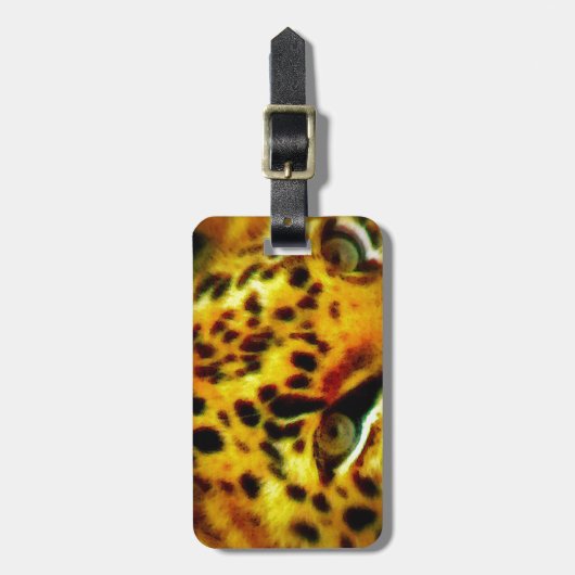 Jaguar Eyes Bagagelabel (Voorkant verticaal)