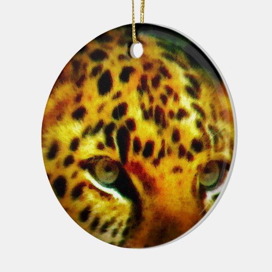 Jaguar Eyes Keramisch Ornament (Links)