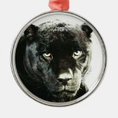 Jaguar Eyes Metalen Ornament (Voorkant)