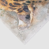 Jaguar Feline Wild Cat Artwork-ontkoppeling Tissuepapier (Detail)