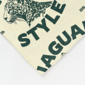 Jaguar fleece deken (Hoek)