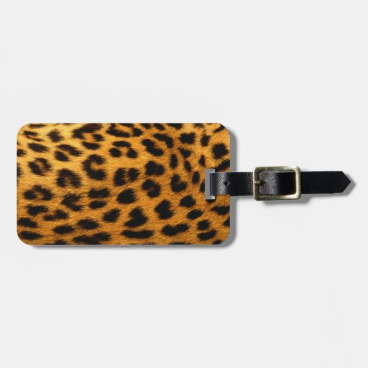 Jaguar Fur Bagagelabel (Voorkant horizontaal)
