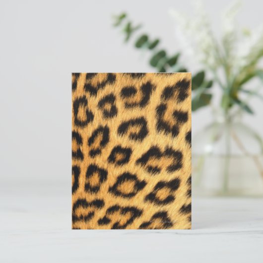 Jaguar Fur Briefkaart (Staand voorkant)