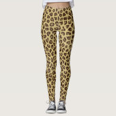 Jaguar Fur Pattern Leggings (Voorkant)