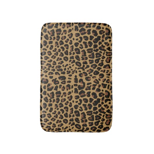 Jaguar Fur Print Bath Mat (Voorkant Verticaal)