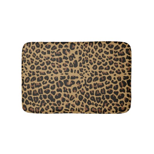 Jaguar Fur Print Bath Mat (Voorkant)