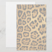 Jaguar Fur Print Briefpapier (Voorkant / Achterkant)