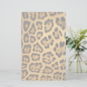 Jaguar Fur Print Briefpapier (Staand voorkant)