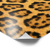 Jaguar Fur Print Foto Afdruk (Hoek)