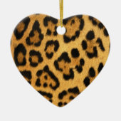 Jaguar Fur Print Keramisch Ornament (Voorkant)