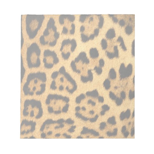 Jaguar Fur Print Notitieblok (Voorkant)