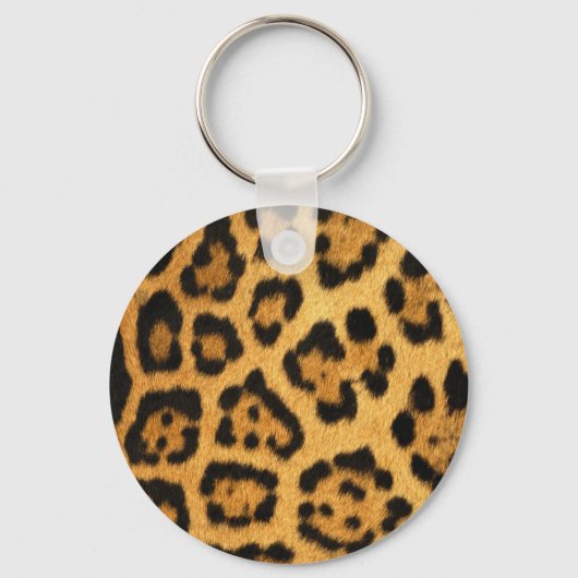 Jaguar Fur Print Sleutelhanger (Voorkant)