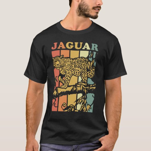 Jaguar Gestreift T-shirt (Voorkant)