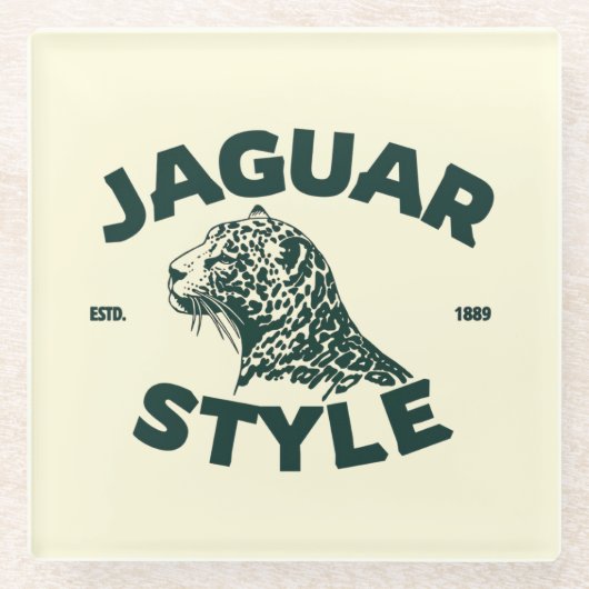 Jaguar Glas Onderzetter (Voorkant)