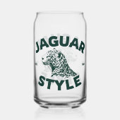 Jaguar Glazen Pot (Voorkant)
