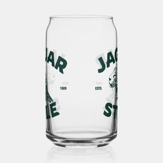 Jaguar Glazen Pot (Rechts)