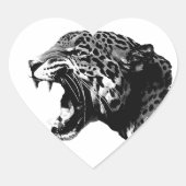 Jaguar Hart Sticker (Voorkant)