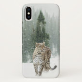 Jaguar in de sneeuw Case-Mate iPhone case (Achterkant)