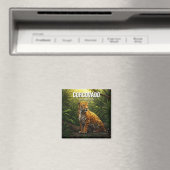 Jaguar in het Corcovado National Park in Costa Ric Magneet (Insitu (Vaatwasser))