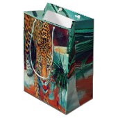 Jaguar in Motion 6234 Gift Bag Medium Cadeauzakje (Voorkant Gekanteld)