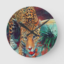 Jaguar in Motion 6234 Ronde Klok