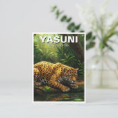 Jaguar in Yasuni Nationaal Park Ecuador Briefkaart (Staand voorkant)