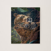 Jaguar Jigzaag Puzzle - Oerwoud Legpuzzel (Verticaal)