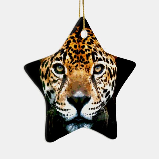 Jaguar Keramisch Ornament (Rechts)