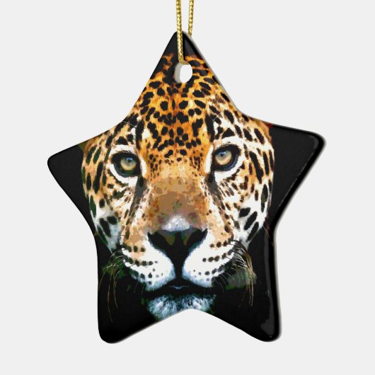 Jaguar Keramisch Ornament (Links)