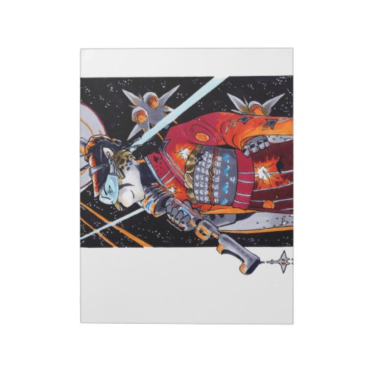 Jaguar Kimono Space Marine Large Unlining Notitieb Notitieblok (Linkerzijde)