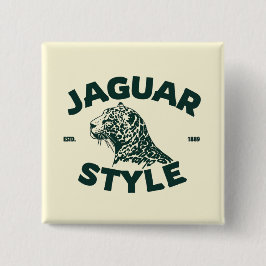 Jaguar-knop Vierkante Button 5,1 Cm