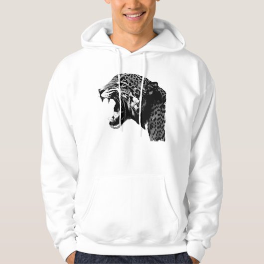 Jaguar kunstwerk hoodie (Voorkant)