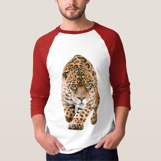 Jaguar kunstwerk t-shirt (Voorkant)