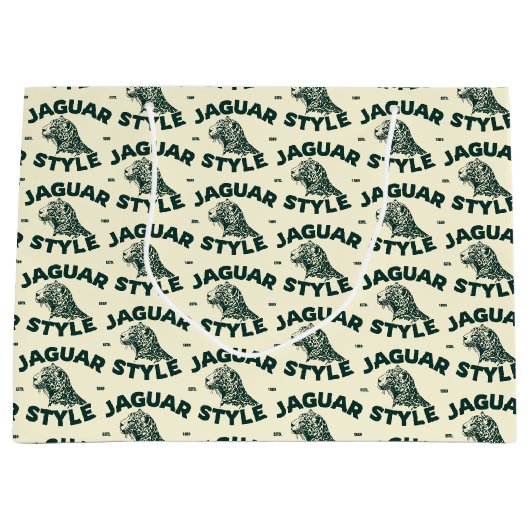 Jaguar Large Gift Bag Groot Cadeauzakje (Voorkant)