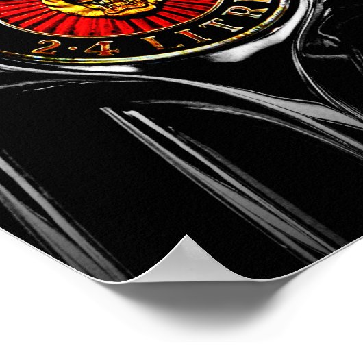 Jaguar Leaper Leaping Cat Poster (Hoek)