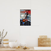 Jaguar Leaper Leaping Cat Poster (Keuken)