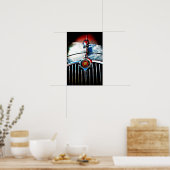 Jaguar Leaper Leaping Cat Poster (Keuken)