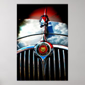 Jaguar Leaper Leaping Cat Poster (Voorkant)