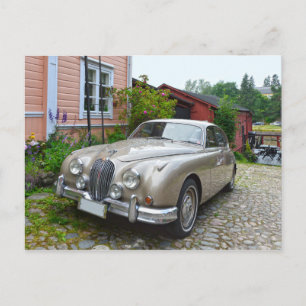 Jaguar Mark 2 in Porvoo, Finland Briefkaart