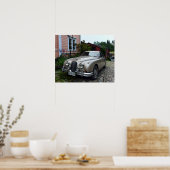 Jaguar Mark 2 in Porvoo, Finland Poster (Keuken)