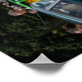 Jaguar Mark 2 luxe sporthedailoon Poster (Hoek)