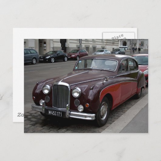 Jaguar Mark IX Briefkaart (Voorkant / Achterkant)