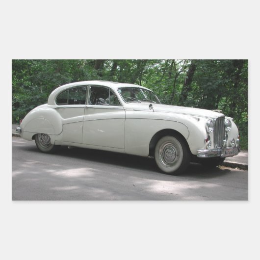 Jaguar Mark IX Rechthoekige Sticker (Voorkant)