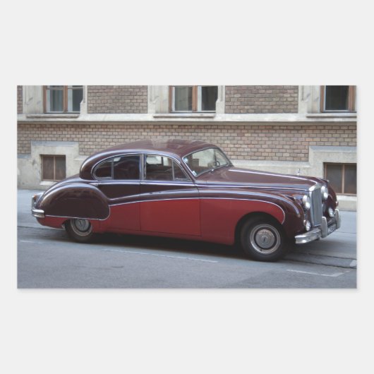 Jaguar Mark IX Rechthoekige Sticker (Voorkant)