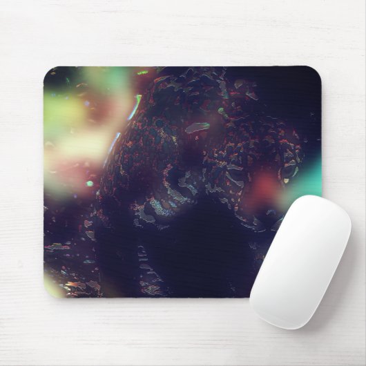 Jaguar met een donkerder effect en zachte kleurvlo muismat (Met muis)